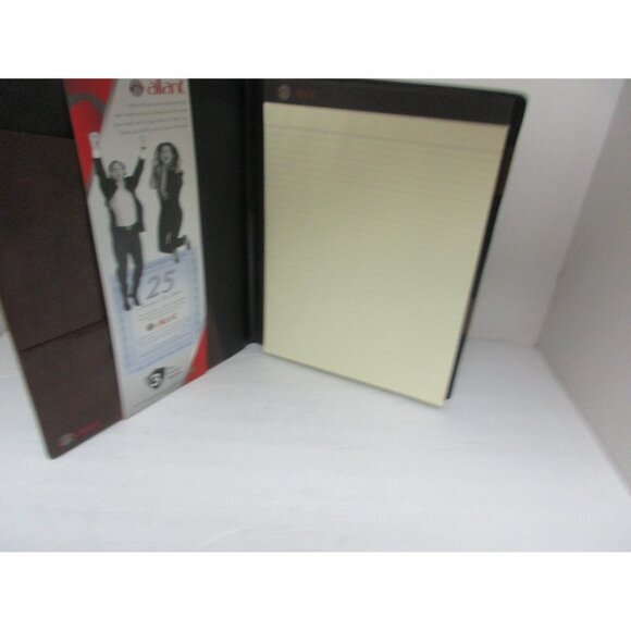 Allant Bi-Folio Brown Leather Organizer With Writing Pad & Pen Loops - Picture 2 of 3